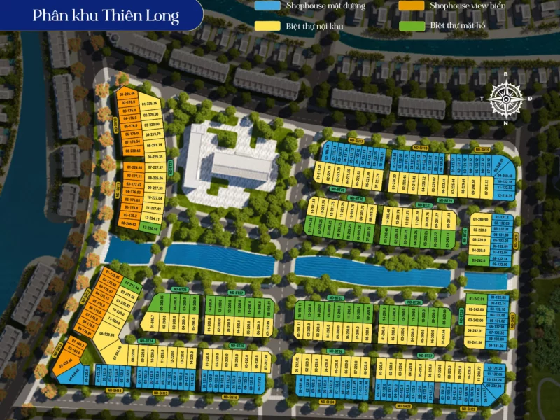 Mat bang phan khu thien long dragon ocean do son